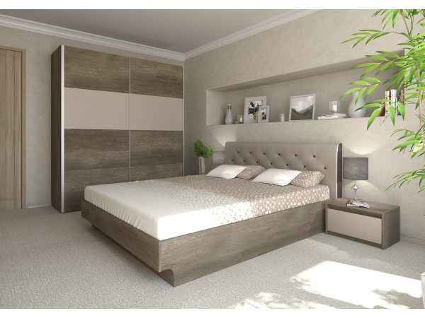 Σετ Κρεβατοκάμαρας  ξύλινο BREEZE DIOMMI 40-009